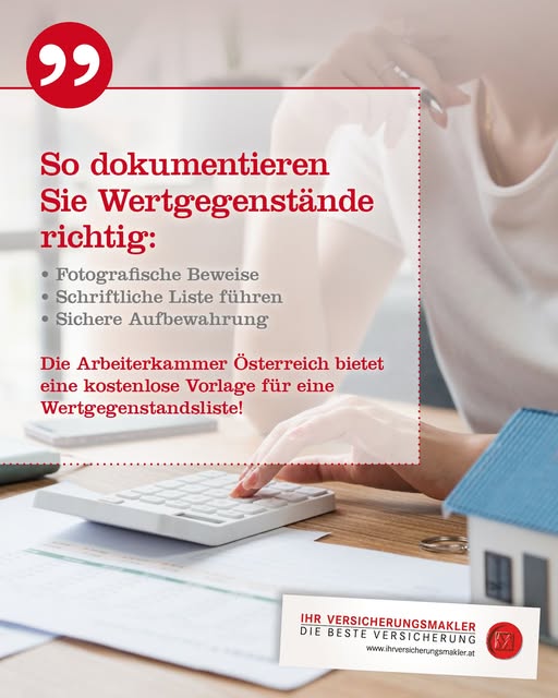 So dokumentieren Sie Ihre Wertgegenstände richtig!