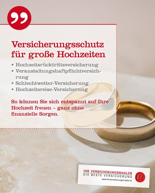 Große Hochzeit geplant?